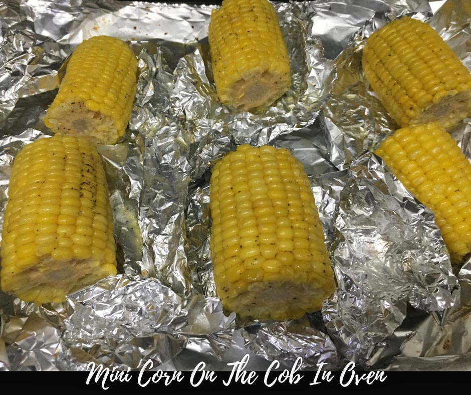 Roasted Frozen Mini Corn On The Cob In Oven