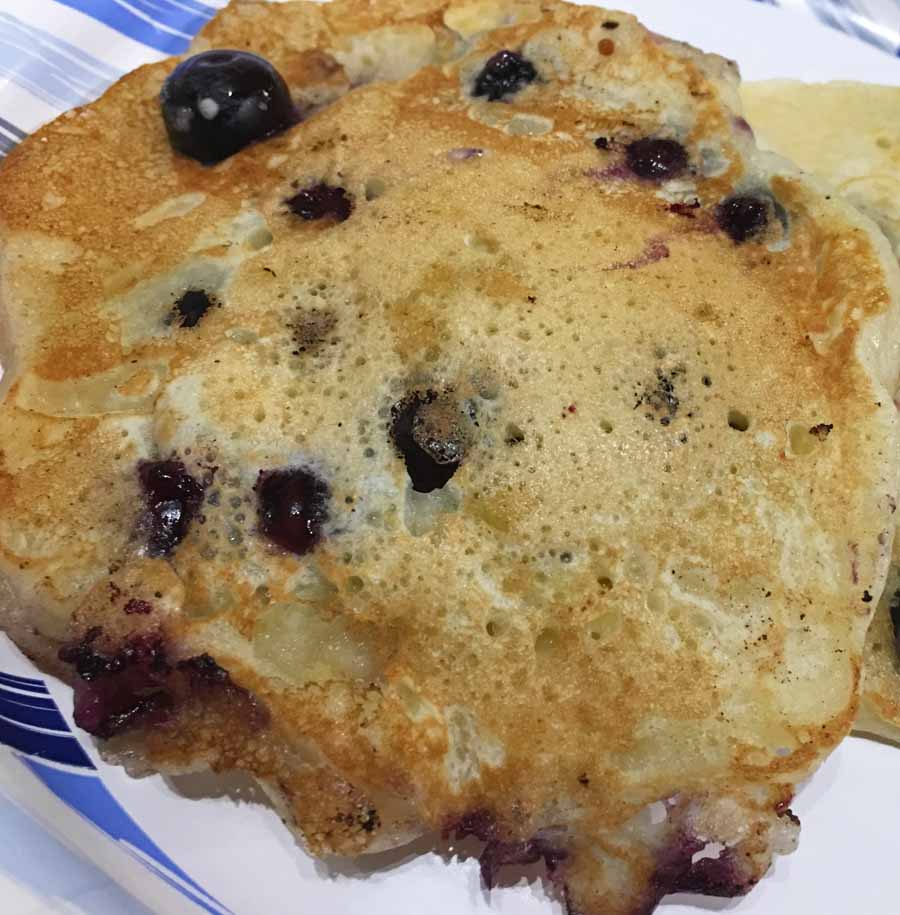 blueberry pancakes