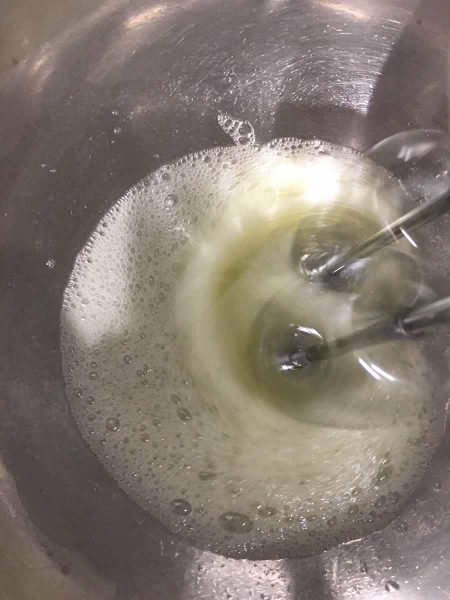 whipping egg whites