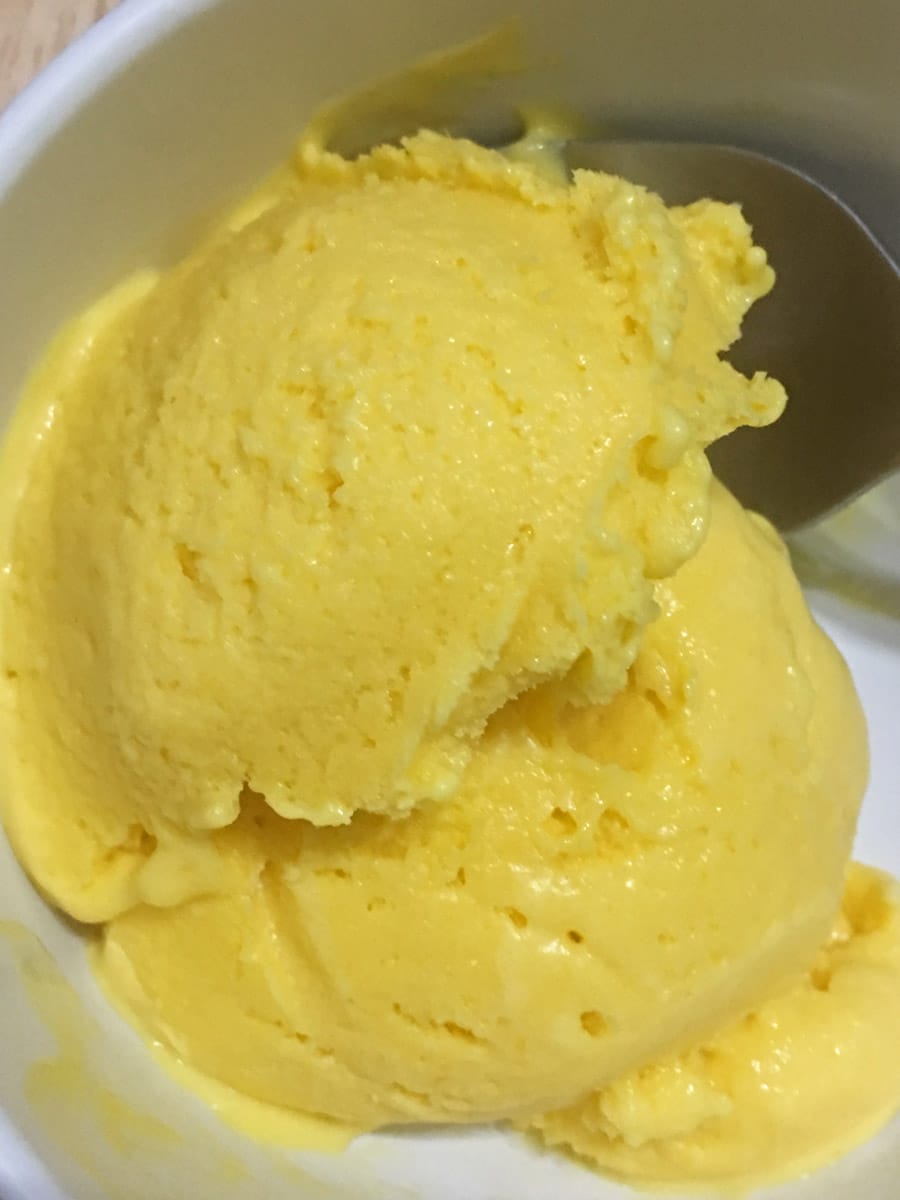 homemade mango ice cream recipe