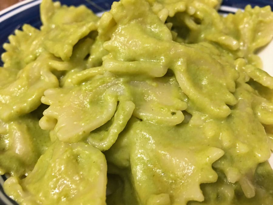 spinach pesto pasta