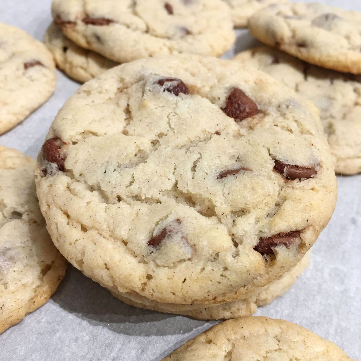self rising flour cookies with chocolate chips